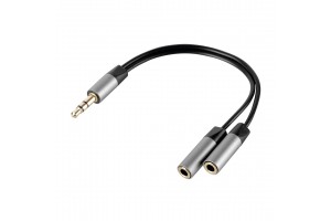 Lampa 3.5mm male - 2x 3.5mm female (L3882.9/T)