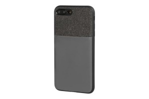 Lampa Duo Pocket Back Cover Συνθετική Μαύρο/Γκρι (iPhone 8/7)
