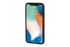 Apple Iphone X Θηκη Κινητου Duo Pocket ΜΑΥΡΟ-ΚΟΚΚΙΝΟ Μαγνητικη Silver Line