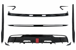 Επέκταση Aero Body Kit Κατάλληλη Για Tesla Model 3 (2023-up) Διαχύτης Αέρα Προφυλακτήρα Σε Μαύρο Χρώμα