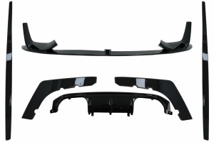 Aero Body Kit Μπροστινός Προφυλακτήρας Και Διαχύτης Αέρα Κατάλληλο Για Bmw F80 M3 Sedan F82 M4 Coupe (2014-2019) M Sport Design Piano Black