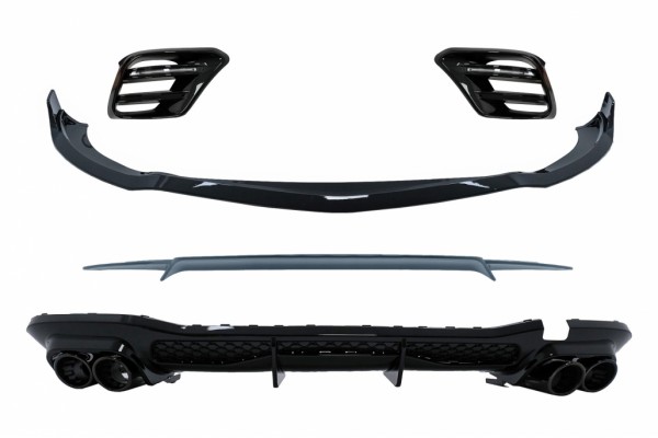 Κιτ Αμαξώματος Aero Κατάλληλο Για Mercedes S-Class W223 Limousine Sport Line (2020-και μετά) Piano Black