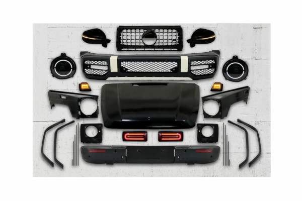 Κιτ Αμαξώματος Κατάλληλο Για Mercedes G-Class W463 (2008-2017) Μετατροπή Φαρδιού Αμαξώματος Σε Σχέδιο G63 του 2018 Κιτ Αμαξώματος Κατάλληλο Για Mercedes G-Class W463 (2008-2017) Μετατροπή Φαρδιού Αμαξώματος Σε Σχέδιο G63 του 2018
