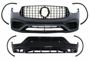 Κιτ Αμαξώματος Κατάλληλο Για Mercedes Glc Coupe Facelift C253 Sport Line (2020-Επειτα) GLC63 Design