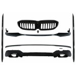 Πλήρες Κιτ Αμαξώματος Με Επεκτάσεις Κατάλληλες Για Bmw Σειρά 3 G20 Sedan G21 Touring (2018-και μετά) M340i Design, Μαύρες Άκρες