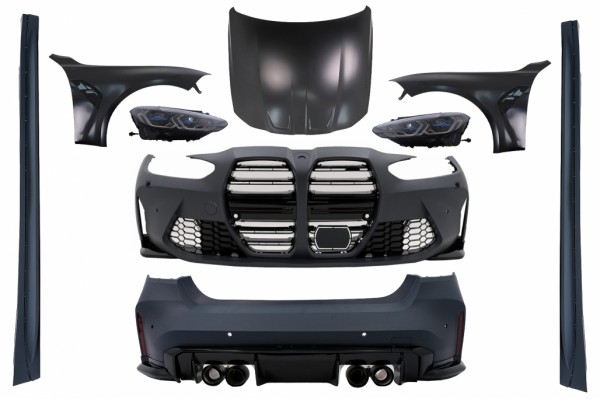 Πλήρες Κιτ Αμαξώματος Κατάλληλο Για Bmw Σειρά 3 F30 (2011-2019) Μετατροπή Σε G80 M Design 2021+