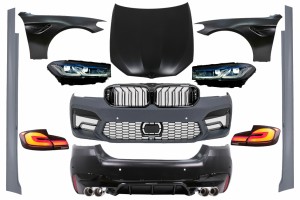 Πλήρες Κιτ Αμαξώματος Κατάλληλο Για Bmw Σειρά 5 F10 (2010-2017) Μετατροπή Σε G30 M5 Design