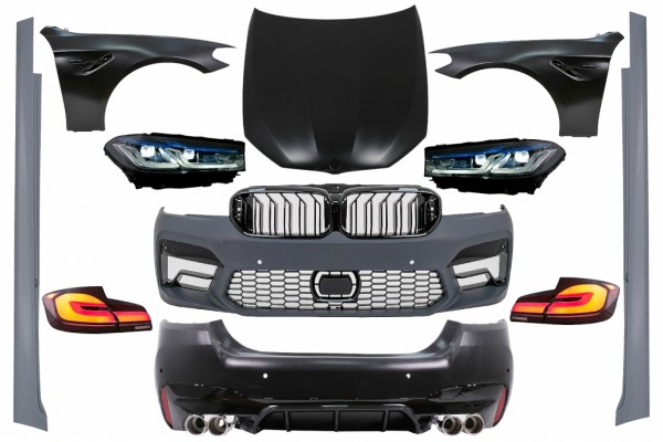 Πλήρες Κιτ Αμαξώματος Κατάλληλο Για Bmw Σειρά 5 F10 (2010-2017) Μετατροπή Σε G30 M5 Design Πλήρες Κιτ Αμαξώματος Κατάλληλο Για Bmw Σειρά 5 F10 (2010-2017) Μετατροπή Σε G30 M5 Design