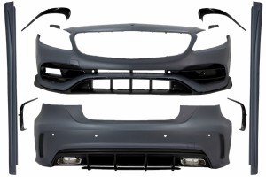 Πλήρες Κιτ Αμαξώματος Κατάλληλο Για Mercedes A-Class W176 (2012-2018) Facelift A45 Design
