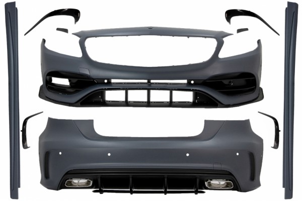 Πλήρες Κιτ Αμαξώματος Κατάλληλο Για Mercedes A-Class W176 (2012-2018) Facelift A45 Design