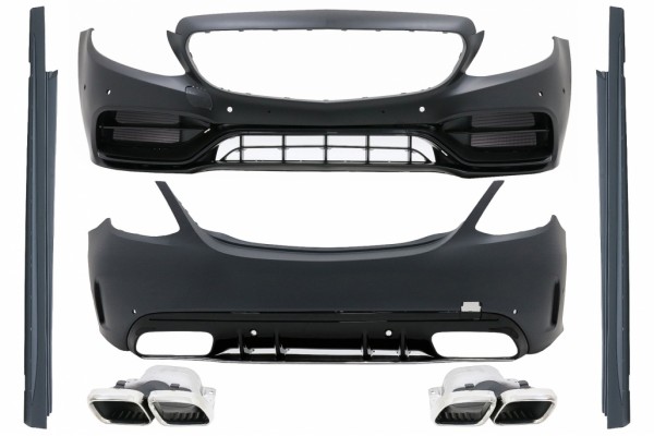 Πλήρες Κιτ Αμαξώματος Κατάλληλο Για Mercedes C-Class W205 Sedan (2014-2020) C63s Edition 1 Design