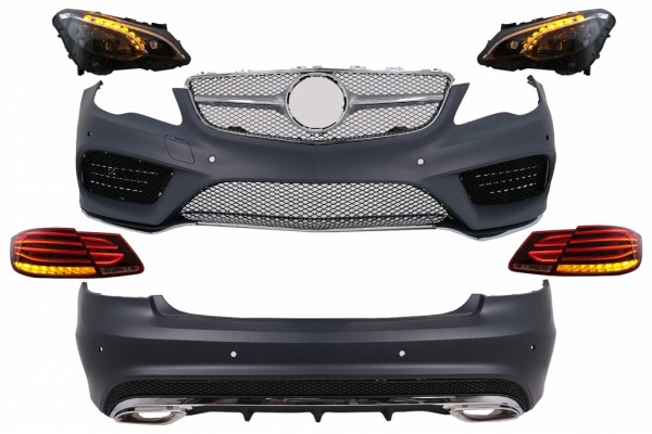 Πλήρες Κιτ Αμαξώματος Κατάλληλο Για Mercedes E-Class C207 Coupe A207 Cabriolet Facelift (2013-2017)