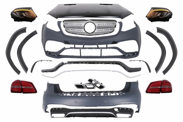 Πλήρες Κιτ Αμαξώματος Κατάλληλο Για Mercedes GL-Class X166 (2012-2016) Μετατροπή Σε GLS63 2016