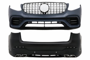 Πλήρες Κιτ Αμαξώματος Κατάλληλο Για Mercedes Glc Suv X253 (2015-07.2019) GLC63 Design Μόνο Για Το Standard Package