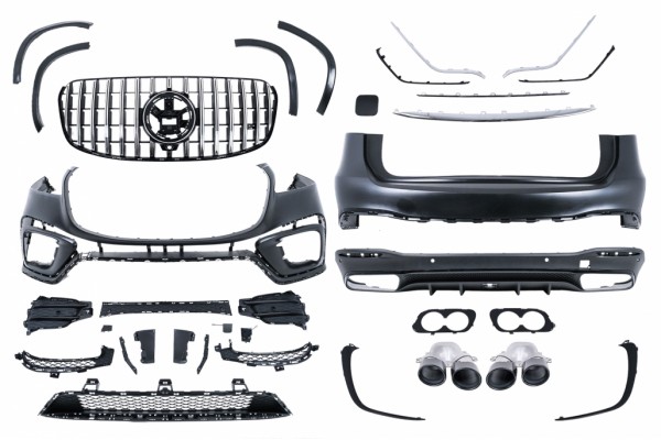 Πλήρες Κιτ Αμαξώματος Κατάλληλο Για Mercedes Gls Suv X167 (2019-2023) GLS53 Design