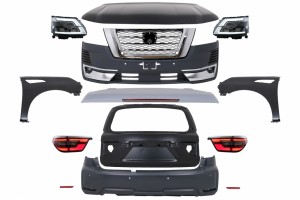 Πλήρες Κιτ Αμαξώματος Κατάλληλο Για Nissan Patrol Y62 (2015-2019) Μετατροπή Σε Σχέδιο 2020