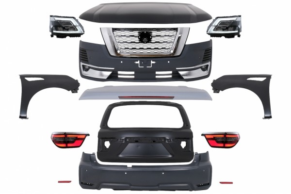Πλήρες Κιτ Αμαξώματος Κατάλληλο Για Nissan Patrol Y62 (2015-2019) Μετατροπή Σε Σχέδιο 2020 Πλήρες Κιτ Αμαξώματος Κατάλληλο Για Nissan Patrol Y62 (2015-2019) Μετατροπή Σε Σχέδιο 2020