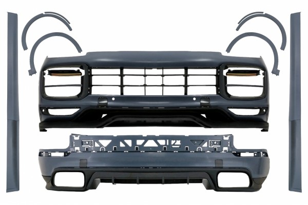 Πλήρες Κιτ Αμαξώματος Κατάλληλο Για Porsche Cayenne 9Y0 (2018-up) Μετατροπή Σε Turbo & Aero Look