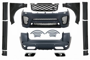 Πλήρες Κιτ Αμαξώματος Κατάλληλο Για Range Rover Sport L494 (2013-2017) Μετατροπή Σε Svr Design 2019