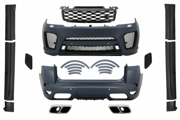 Πλήρες Κιτ Αμαξώματος Κατάλληλο Για Range Rover Sport L494 (2013-2017) Μετατροπή Σε Svr Design 2019