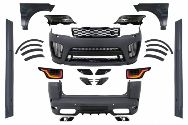 Πλήρες Κιτ Αμαξώματος Κατάλληλο Για Range Rover Sport L494 (2013-2017) Μετατροπή Σε Svr Design 2019