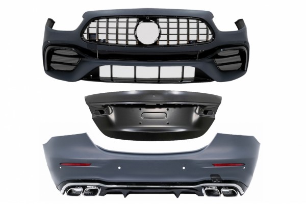 Πλήρες Κιτ Μετατροπής Αμαξώματος Κατάλληλο Για Mercedes E-Class W213 (2016-2019) Σε Facelift 2020 E63 Design