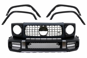 Πλήρες Κιτ Μπροστινής Συναρμολόγησης Κατάλληλο Για Mercedes G-Class W463 Facelift (2018-Up) G63 Look