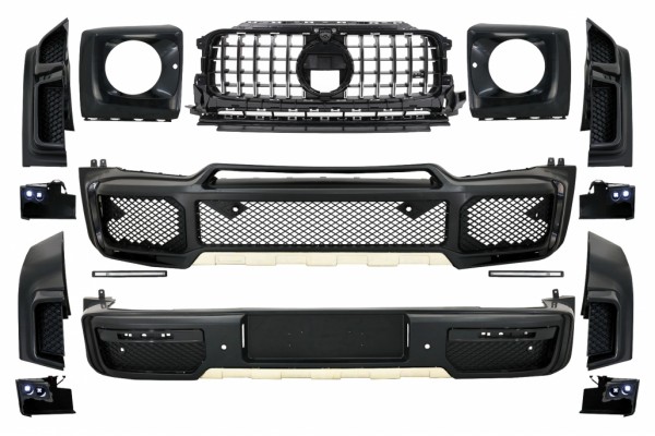 Κιτ Μετατροπής Αμαξώματος Κατάλληλο Για Mercedes G-Class W463 (2018-Επειτα) G63 B-Look