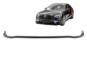 Μπροστινό Σπόιλερ Προφυλακτήρα Κατάλληλο Για Mercedes S-Class W223 Limousine Sport Line (2020-up) Piano Black