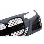 Μπροστινός Προφυλακτήρας Κατάλληλος Για Bmw Σειρά 4 F32 F33 F36 (2013-2017) Coupe Cabrio Gran Coupe M4 Design Μαύρη Μάσκα