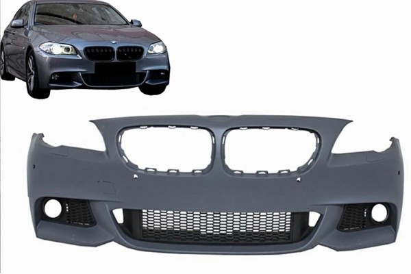 Μπροστινός Προφυλακτήρας Κατάλληλος Για Bmw Σειρά 5 F10 F11 (2011-2014) M-Technik Design Χωρίς Φώτα Ομίχλης