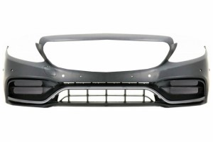 Μπροστινός Προφυλακτήρας Κατάλληλος Για Mercedes C-Class W205 S205 A205 C205 Limousine T-Model Coupe Cabriolet (2014-2020) Facelift C63 Design