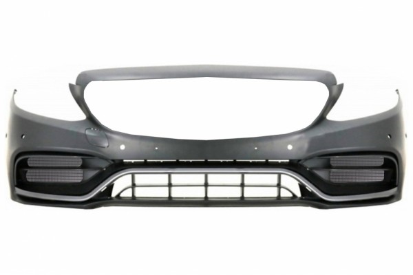 Μπροστινός Προφυλακτήρας Κατάλληλος Για Mercedes C-Class W205 S205 A205 C205 Limousine T-Model Coupe Cabriolet (2014-2020) Facelift C63 Design