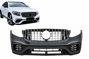 Μπροστινός Προφυλακτήρας Κατάλληλος Για Mercedes Glc X253 Suv Glc Coupe C253 (2015-2019) GLC63 Design