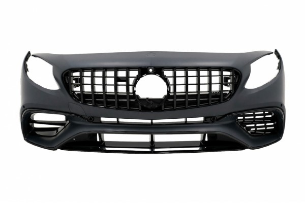 Εμπρός Προφυλακτήρας Κατάλληλος Για Mercedes S-Class Coupe C217 (2015-2021) S63 Design All Black
