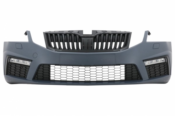 Μπροστινός Προφυλακτήρας Κατάλληλος Για Skoda Octavia Iii 5E Facelift (2017-2019) Rs Design Μπροστινός Προφυλακτήρας Κατάλληλος Για Skoda Octavia Iii 5E Facelift (2017-2019) Rs Design