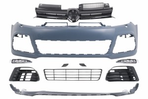 Μπροστινός Προφυλακτήρας Κατάλληλος Για Vw Golf 6 Vi (2008-2013) R20 Look