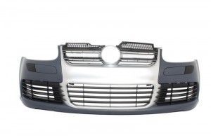 Μπροστινός Προφυλακτήρας Κατάλληλος Για Vw Golf V 5 (2003-2007) Jetta (2005-2010) Μάσκα Αλουμινίου Με Εμφάνιση R32.