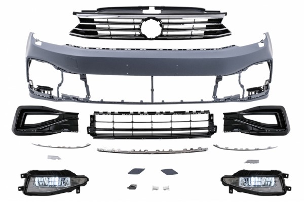 Μπροστινός Προφυλακτήρας Κατάλληλος Για Αναβάθμιση Vw Passat B8 3G (2015-2018) Σε B8.5 R Design