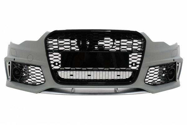Μπροστινός Προφυλακτήρας Με Κεντρική Μάσκα Κατάλληλος Για Audi A6 C7 4G (2011-2015) RS6 Design