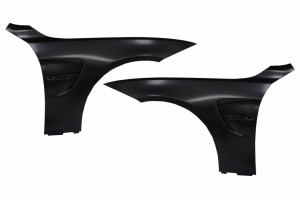 Εμπρός Φτερά Κατάλληλα Για Bmw Σειρά 4 F32 F33 F36 (2013-02.2017) Coupe Cabrio Gran Coupe M4 Design Μαύρη Εισαγωγή Αέρα