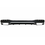 Διαχύτης Αέρα Πίσω Προφυλακτήρα Με Άκρα Σιγαστήρα Εξάτμισης Κατάλληλος Για Mercedes Gls Class X166 Suv Facelift (09.2015-2019) GLS63 Design