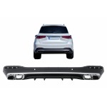 Διαχύτης Αέρα Πίσω Προφυλακτήρα Με Άκρα Σιγαστήρα Εξάτμισης Κατάλληλος Για Mercedes Gls Class X167 (2019-up) GLS63 Design