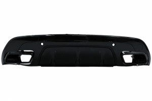 Διαχύτης Πίσω Προφυλακτήρα Με Απολήξεις Εξάτμισης Κατάλληλος Για Land Range Rover Velar Suv L560 (2017-up) Dynamic Look Piano Black