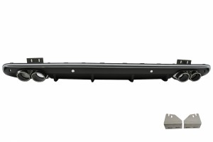 Διαχύτης Πίσω Αεροτομής Προφυλακτήρα Διπλής Εξόδου Κατάλληλος Για Audi Q5 8R Facelift (2013-2016) S-Line Προφυλακτήρα