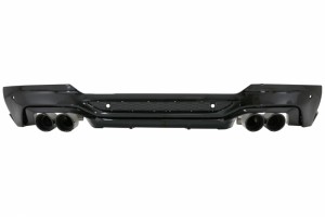 Διαχύτης Πίσω Αεροτομής Προφυλακτήρα Διπλής Εξόδου Με Απολήξεις Εξάτμισης Κατάλληλος Για Bmw X4 G02 (2018-και μετά) M Sport