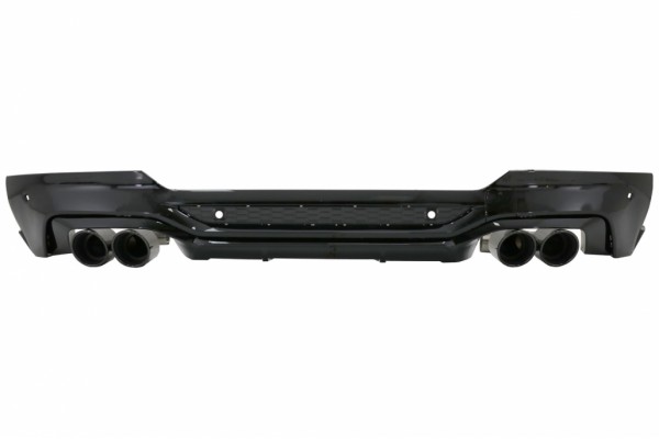 Διαχύτης Πίσω Αεροτομής Προφυλακτήρα Διπλής Εξόδου Με Απολήξεις Εξάτμισης Κατάλληλος Για Bmw X4 G02 (2018-και μετά) M Sport