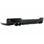 Διαχύτης Πίσω Αεροτομής Προφυλακτήρα Διπλής Εξόδου Με Απολήξεις Εξάτμισης Κατάλληλος Για Bmw X4 G02 (2018-και μετά) M Sport