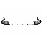 Διαχύτης Πίσω Προφυλακτήρα Με Διπλή Έξοδο Κατάλληλος Για Audi Q8 S-Line (2018-2023) Ασημί Άκρες