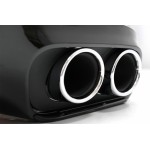 Διαχύτης Πίσω Προφυλακτήρα Διπλής Εξόδου Με Απολήξεις Εξάτμισης Κατάλληλος Για Mercedes C-Class C205 A205 Coupe Cabriolet (2014-2019) C43 Design